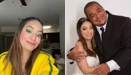 Filha de Vampeta é presa por violência doméstica e acusa marido de ser o agressor