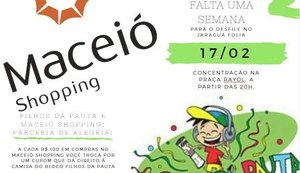 Maceió Shopping e Bloco Filhos da Pauta anunciam 'Parceria da Alegria'