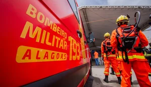 Incêndio atinge barraca ao lado de loja de produtos para animais em Batalha