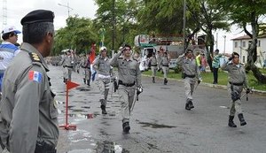 Polícia Militar realiza o 1º treinamento para o desfile do dia 7 de setembro