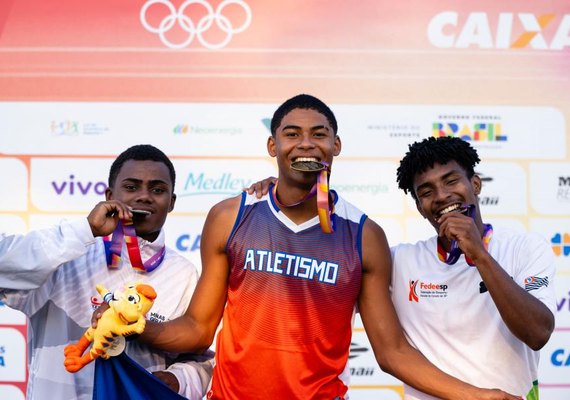 Estudantes da rede pública conquistam duas medalhas no atletismo nos Jogos da Juventude