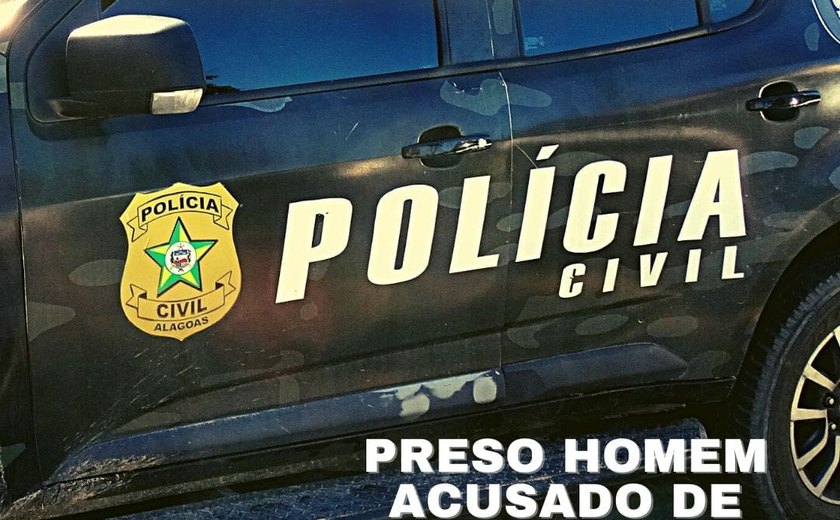 Preso homem acusado de atear fogo na esposa em tentativa de feminicídio em Maceió