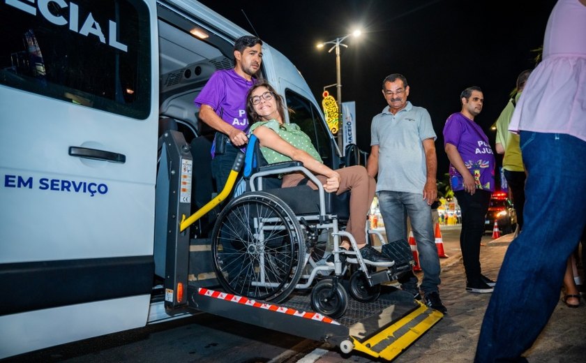 Verão Massayó conta com transporte gratuito para pessoas com deficiência