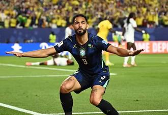 Com dois de Matheus Cunha e um de Vini Jr., Brasil vence Haiti e assume liderança do grupo