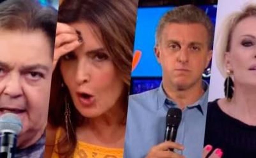 Globo reduzirá salários milionários de Faustão, Fátima e Luciano Huck
