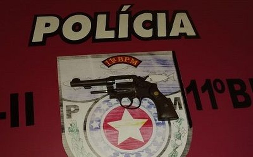 PM prende jovem com arma de fogo e drogas no município de Coruripe