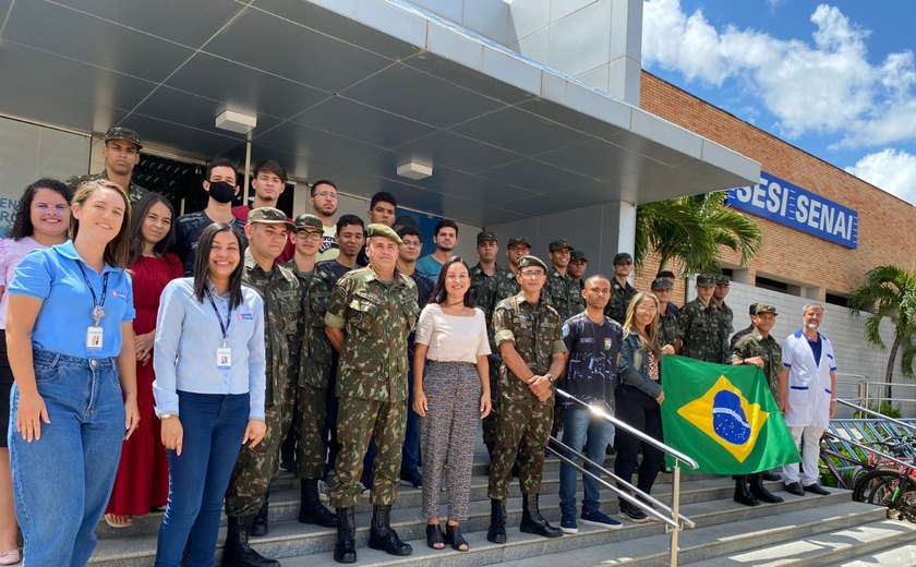 Senai capacita soldados do Tiro de Guerra de Arapiraca para o mercado de trabalho