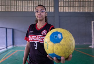 Estudante da rede estadual é convocada para Seleção Brasileira de Handebol Sub 16