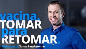 Tiago Leifert estreia como garoto-propaganda da Pfizer