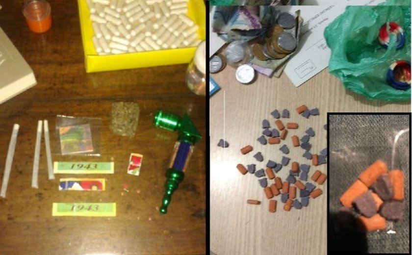 Polícia Civil detém trio por tráfico de drogas sintéticas em Maceió