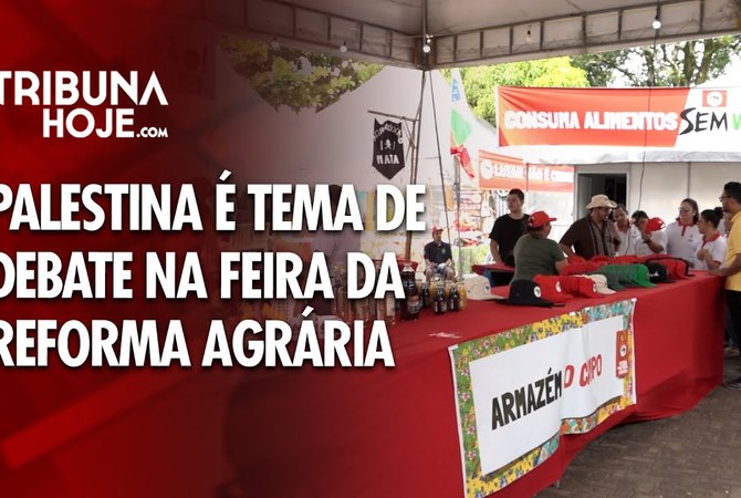 Palestina é tema de debate na Feira da Reforma Agrária