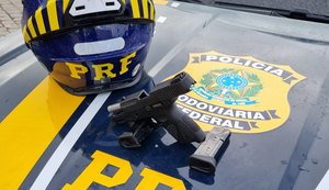 PRF prende dois homens por porte ilegal de arma de fogo, em São Miguel dos Campos