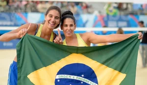 Duda e Ana Patrícia conquistam o ouro no vôlei de praia
