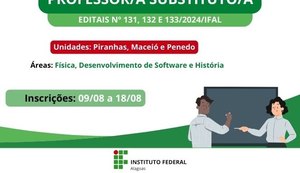 Ifal abre nova seleção para professores substitutos