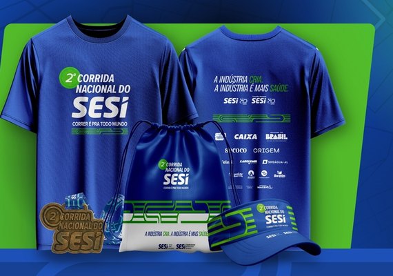 Entrega de kits da Corrida Nacional do Sesi acontece nos dias 29 e 30 de abril