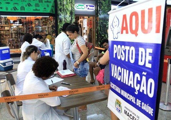 Mais de 20 mil doses de vacina contra pólio e sarampo foram aplicadas em Alagoas