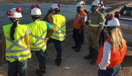 MVV informa que nível atual de água na Barragem da Mina Serrote chegou ao vertedouro, o qual começou a verter água para o riacho Salgado