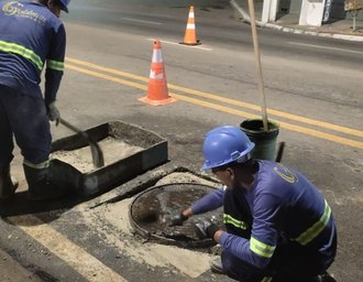Operação Tampa Bueiro chega à Avenida Siqueira Campos, no Prado