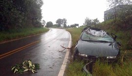 Motorista some após capotar com carro em rodovia de cidade de SP