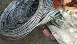 Polícia Civil recupera grande quantidade de fios de alumínio puro roubados de construtoras