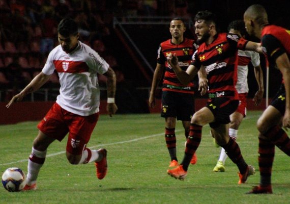 CRB é derrotado pelo Sport na Ilha do Retiro e vai para a 11ª colocação com 10 pontos