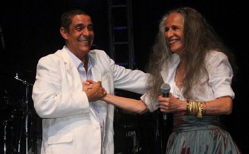 Zeca Pagodinho e Maria Bethânia fazem show inédito em Salvador