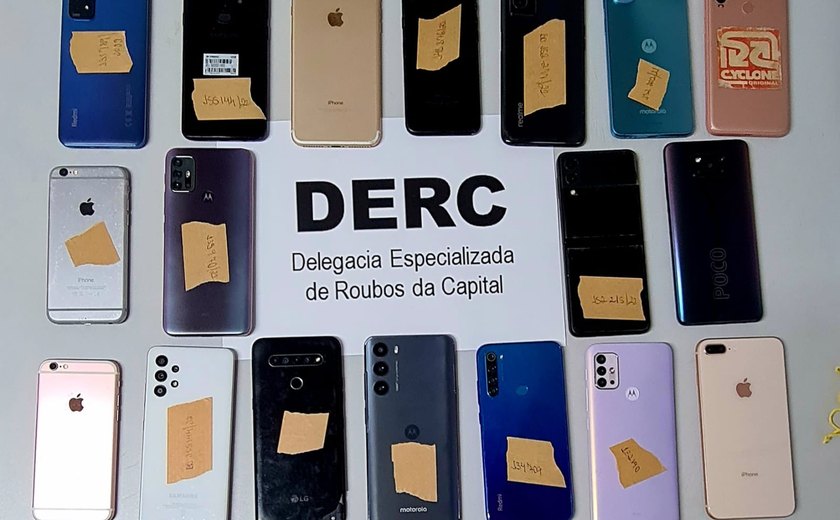 Polícia Civil vai devolver aparelhos celulares recuperados no mês de março
