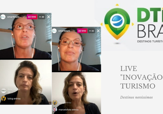 MTur divulga destinos turísticos inteligentes em live promovida pela Smart Tour