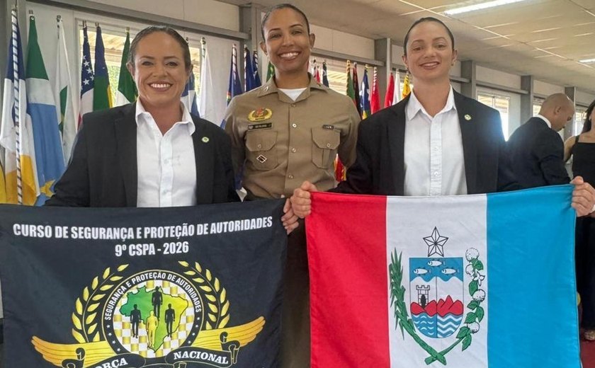 Militares alagoanas concluem curso de segurança e proteção de autoridades da Força Nacional