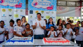 Prefeito de Maceió participa do encerramento da Semana do Bebê