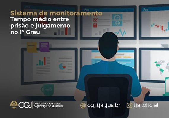 Justiça lança painel que monitora tempo entre prisão e julgamento