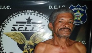 Deic detém homem de 53 anos suspeito de homicídio cometido em Maceió em 2008