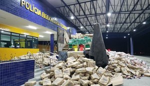 PRF apreende mais de uma tonelada de maconha no Sertão de Alagoas
