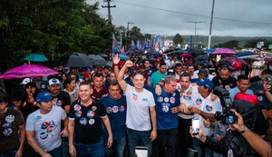 Em Ibateguara, Renan Filho destaca parceria com Geo Cruz e garante continuidade de investimentos