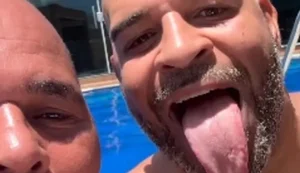 Aloísio Chulapa e Adriano divertem fãs com vídeo descontraído em Maceió