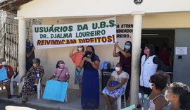 Usuários protestam contra as péssimas condições na UBS do Clima Bom