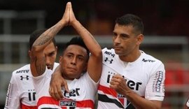 Diego Souza e Cueva marcam e São Paulo vence na estreia de Nenê