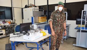 Sargento do Exército desenvolve protótipo de respirador mecânico