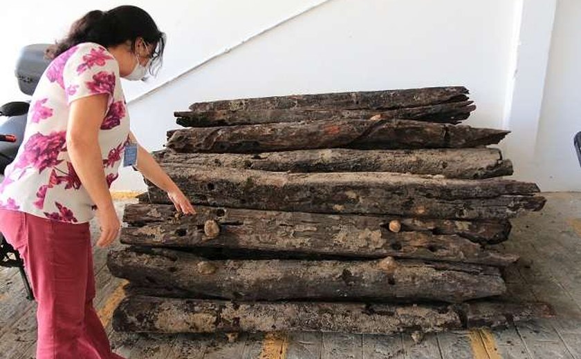 Vestígios históricos encontrados no Centro podem ter de 100 a 150 anos