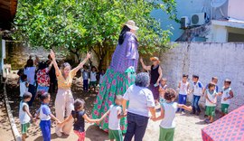 Com guerreiro e música regional creches municipais se preparam para II Mostra de Culturas Infantis