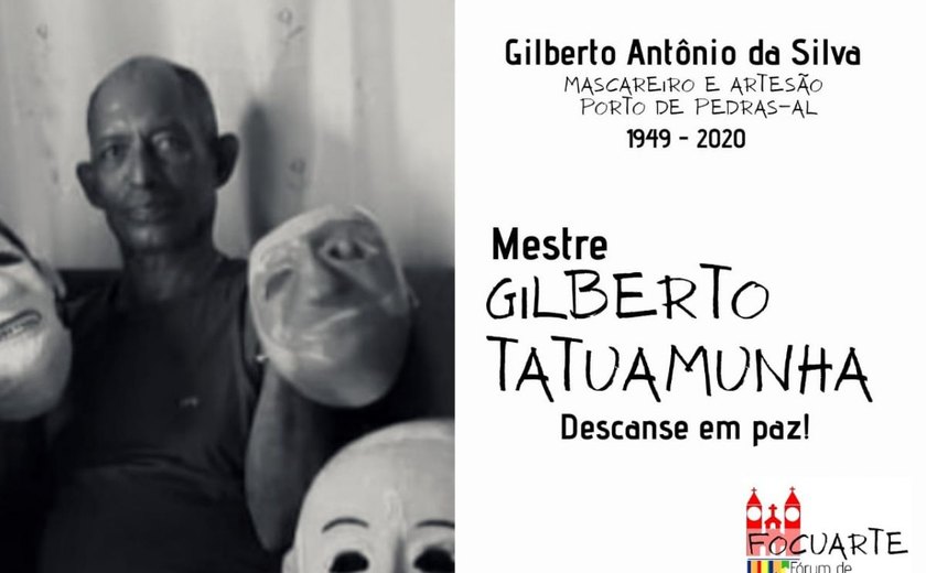 Morre Mestre  Gilberto Tatuamunha aos 71 anos