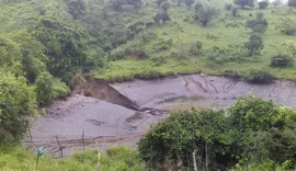 Barragem rompe na comunidade quilombola Tabacaria, em Palmeira dos Índios