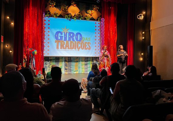 Theatro Homerinho abre suas portas para o projeto Giro das Tradições, valorizando saberes da cultura popular de Alagoas