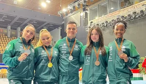Ouro de Flávia Saraiva e mais quatro pódios marcam competição de ginástica na Hungria