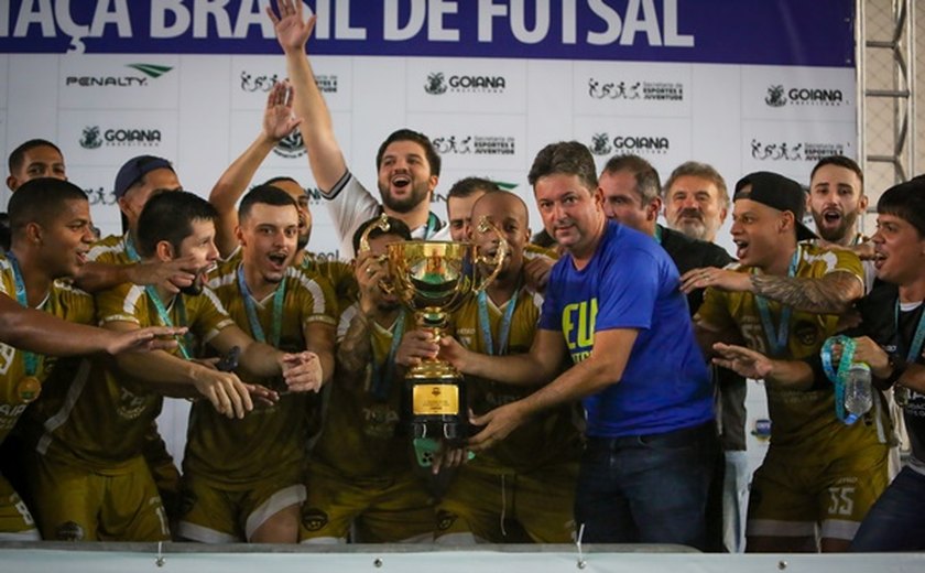 Traipu vence Taça Brasil e torna-se o primeiro time alagoano a chegar à divisão especial do futsal