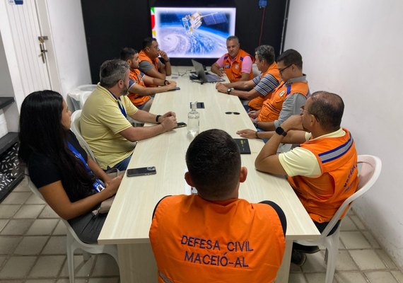 Defesa Civil de Alagoas apresenta novo sistema de alertas em reunião estratégica