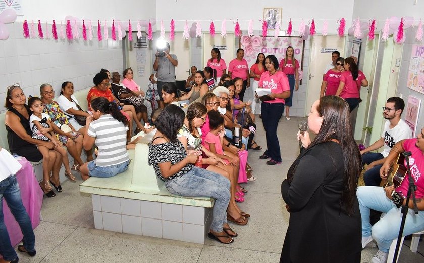 Maceió Rosa: mutirão leva serviços a 59 unidades de saúde