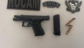 Policiais militares do 3º BPM apreendem arma de fogo e drogas no Agreste