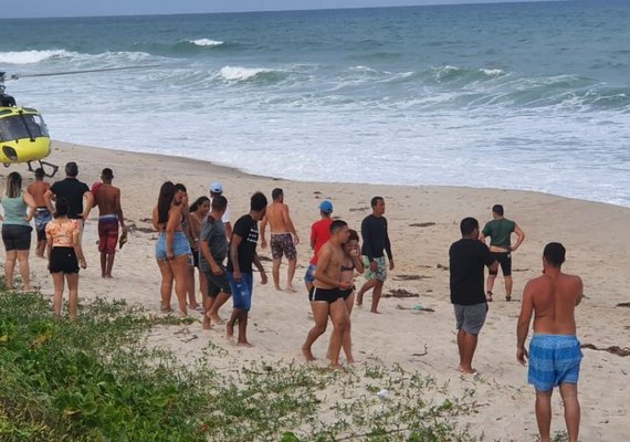 Três pessoas se afogam na Barra de São Miguel, 2 são resgatadas e 1 está desaparecida
