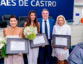 Câmara entrega título de cidadã a três empresárias por contribuição ao desenvolvimento de Maceió